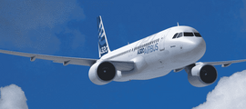 location jet privé, cabine MD 83 vide sièges blancs