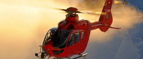 Courchevel: μεταφορά με ελικόπτερο