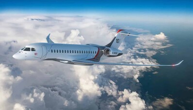 Dassault Η Aviation εγκαινιάζει το Falcon 10X, το πιο ισχυρό ιδιωτικό τζετ της
