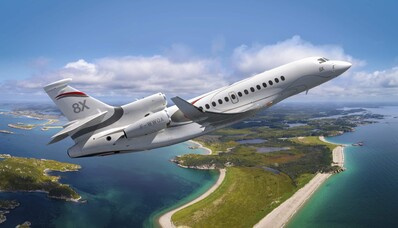 Το Falcon 8X βελτιώνει την καμπίνα του