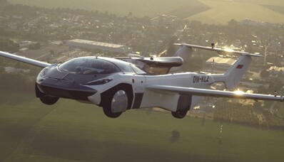 AirCar: Το ιπτάμενο αυτοκίνητο της Σλοβακίας πιστοποιήθηκε ως επαναστατικό