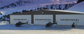 Courchevel: μεταφορά με ελικόπτερο