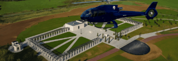 vue helicoptere chateau de fontainebleau