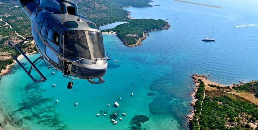 Κορσική: μεταφορά με ελικόπτερο